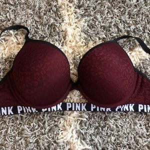 Pink Wear Everywhere Push Up Bra in 36D. Worn once